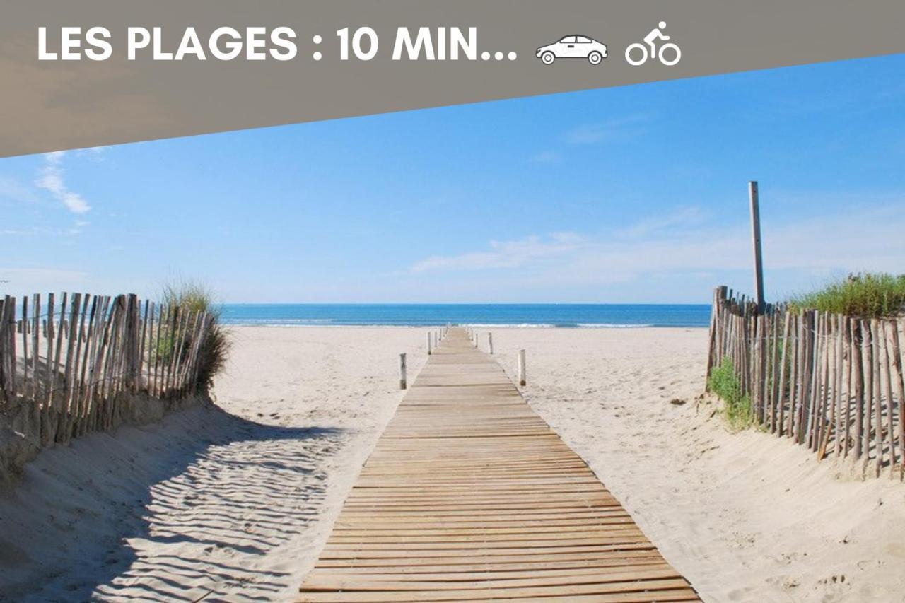 New Jungle Lake - Clim - Wifi - Draps & Serviettes - Bbq - 10' Des Plages ラット エクステリア 写真